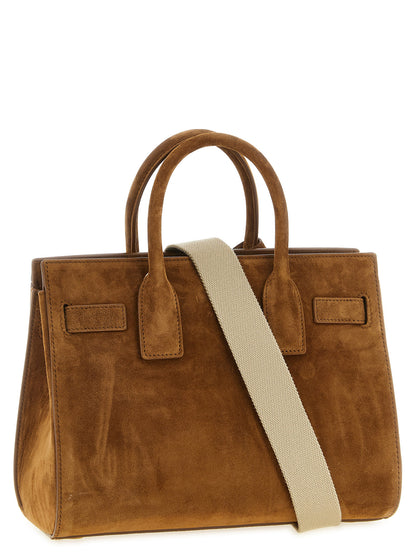Bolso Saint Laurent de piel de becerro marrón
