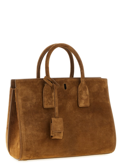 Bolso Saint Laurent de piel de becerro marrón