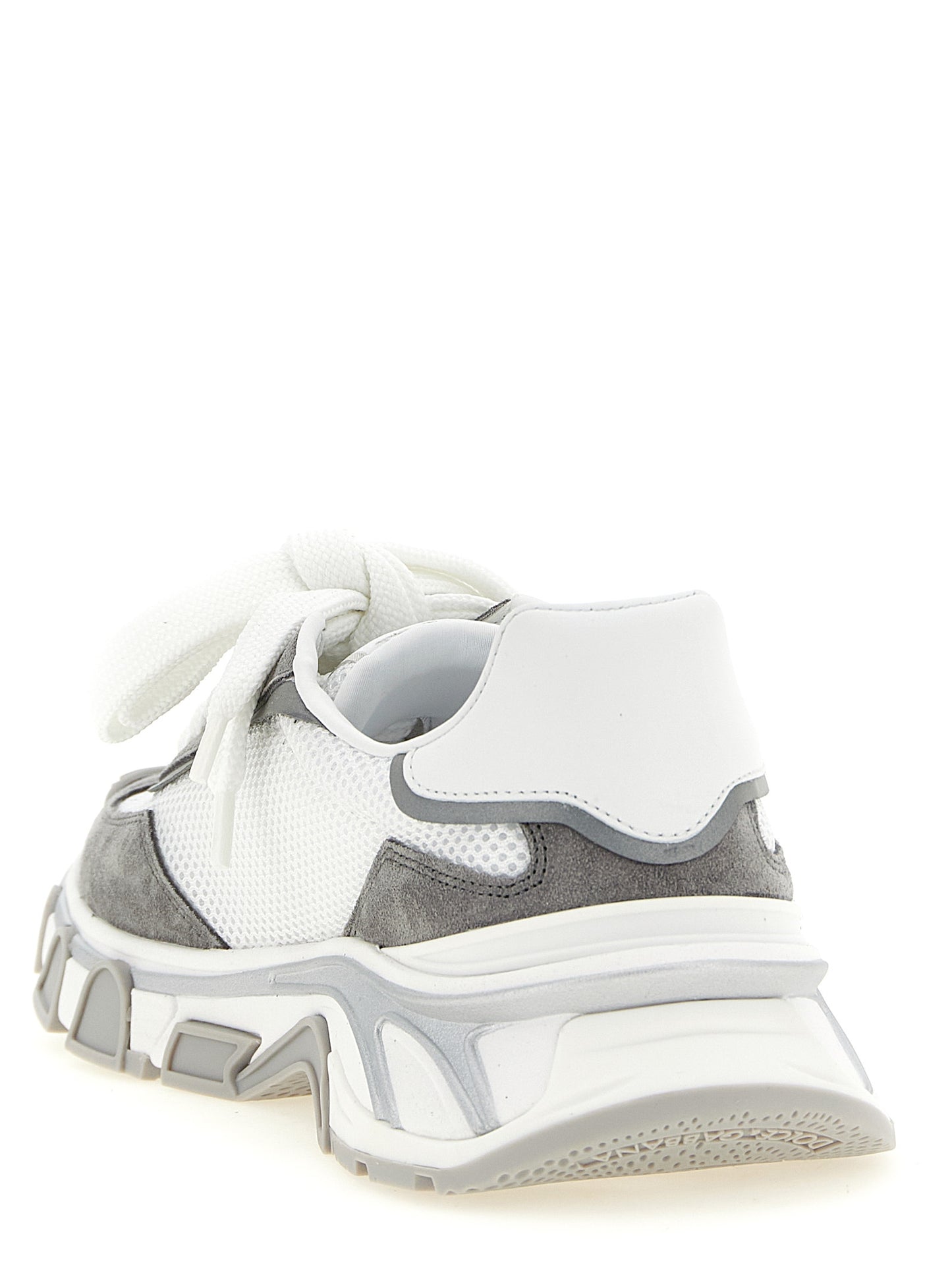 Zapatillas deportivas de poliéster gris Dolce & Gabbana