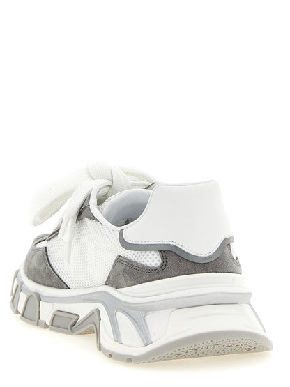 Zapatillas deportivas de poliéster gris Dolce & Gabbana