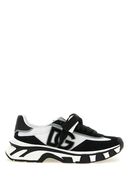 Zapatillas Deportivas De Poliéster Bicolor Dolce & Gabbana