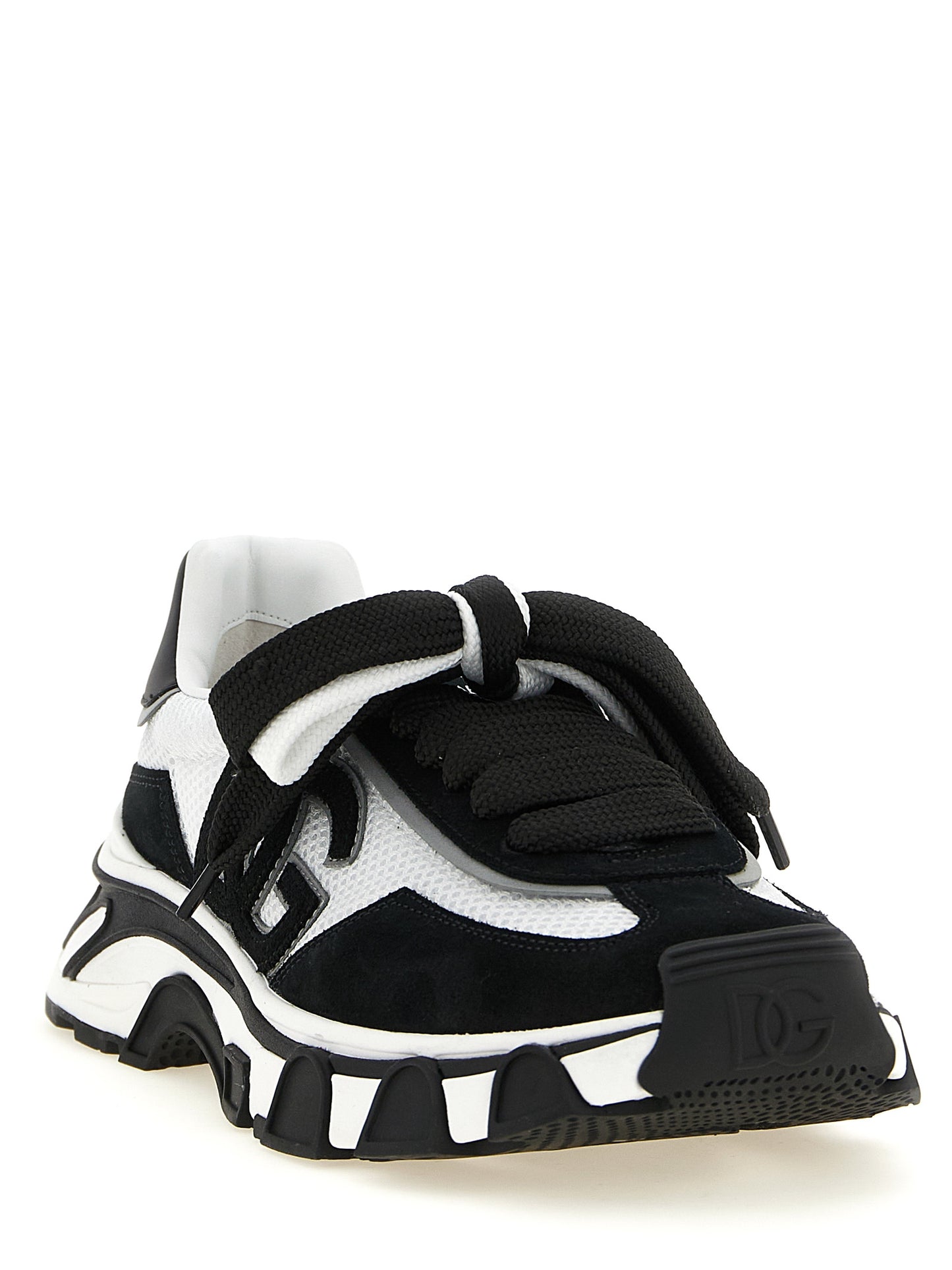 Zapatillas Deportivas De Poliéster Bicolor Dolce & Gabbana