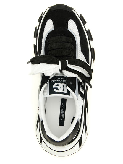 Zapatillas Deportivas De Poliéster Bicolor Dolce & Gabbana