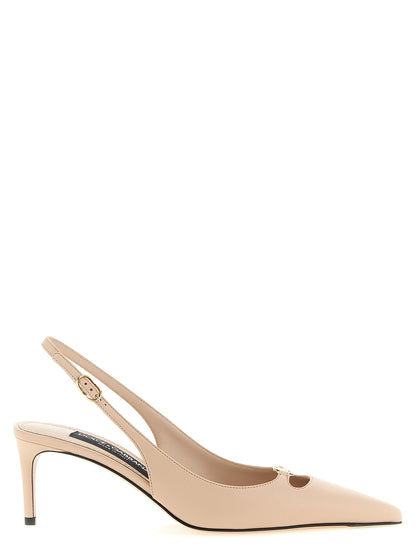 Dolce & Gabbana Escarpins À Talon Moyen En Peau D'agneau Multicolore