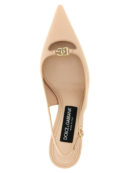 Dolce & Gabbana Escarpins À Talon Moyen En Peau D'agneau Multicolore