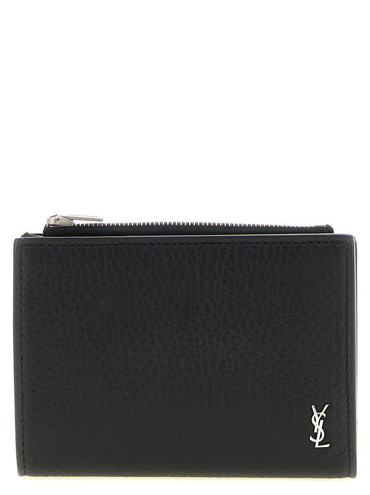 Cartera Saint Laurent de piel de becerro negra