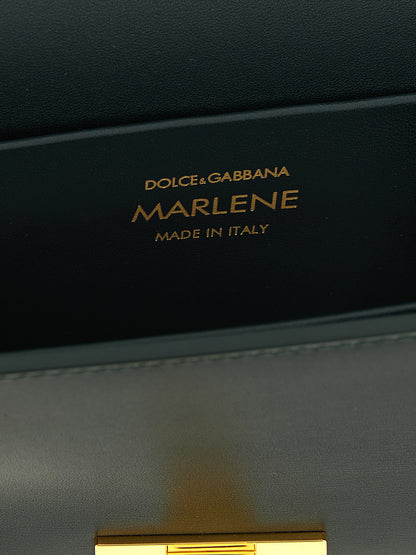 Sac d'épaule bicolore en cuir de veau Marlene Dolce & Gabbana