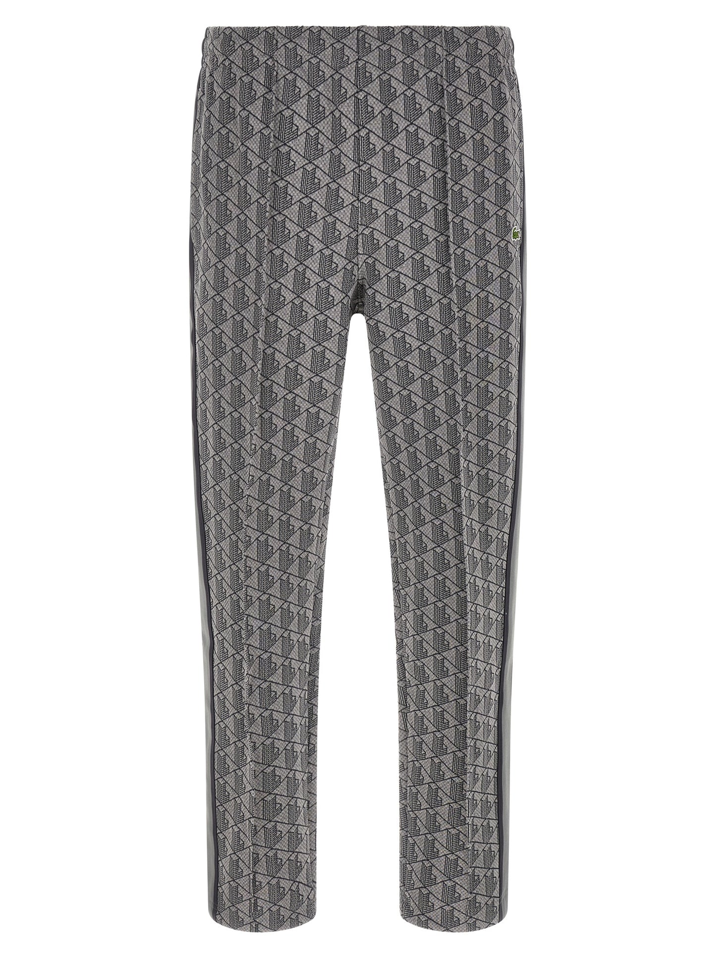 Pantalones deportivos (joggers) de poliéster gris Lacoste