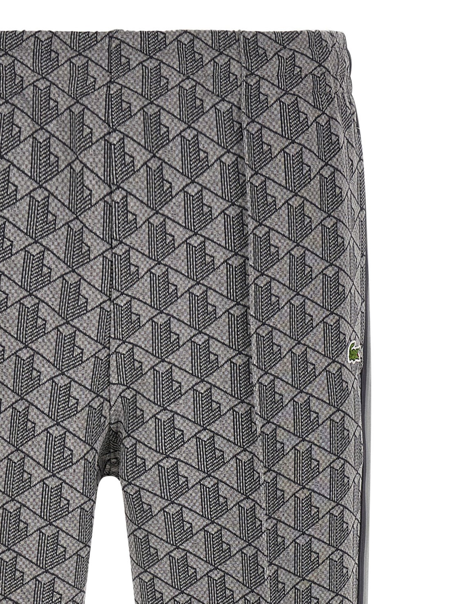 Pantalones deportivos (joggers) de poliéster gris Lacoste