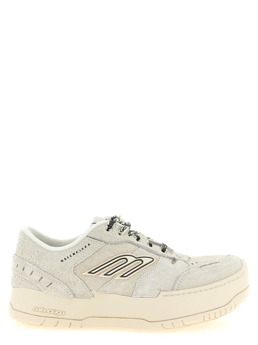 Zapatillas Balenciaga de plataforma de piel bovina beige