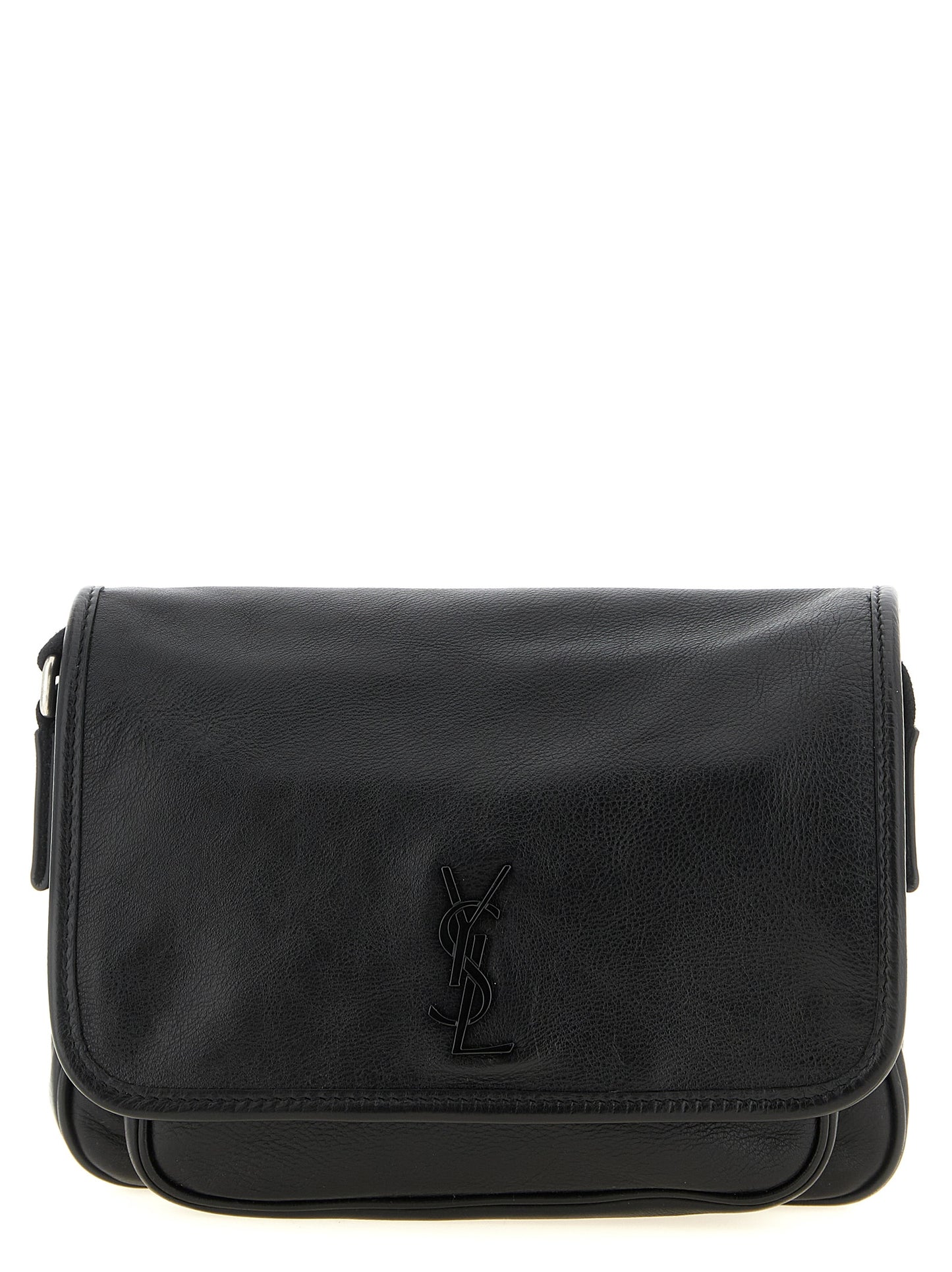 Bandolera Saint Laurent de piel de becerro negra