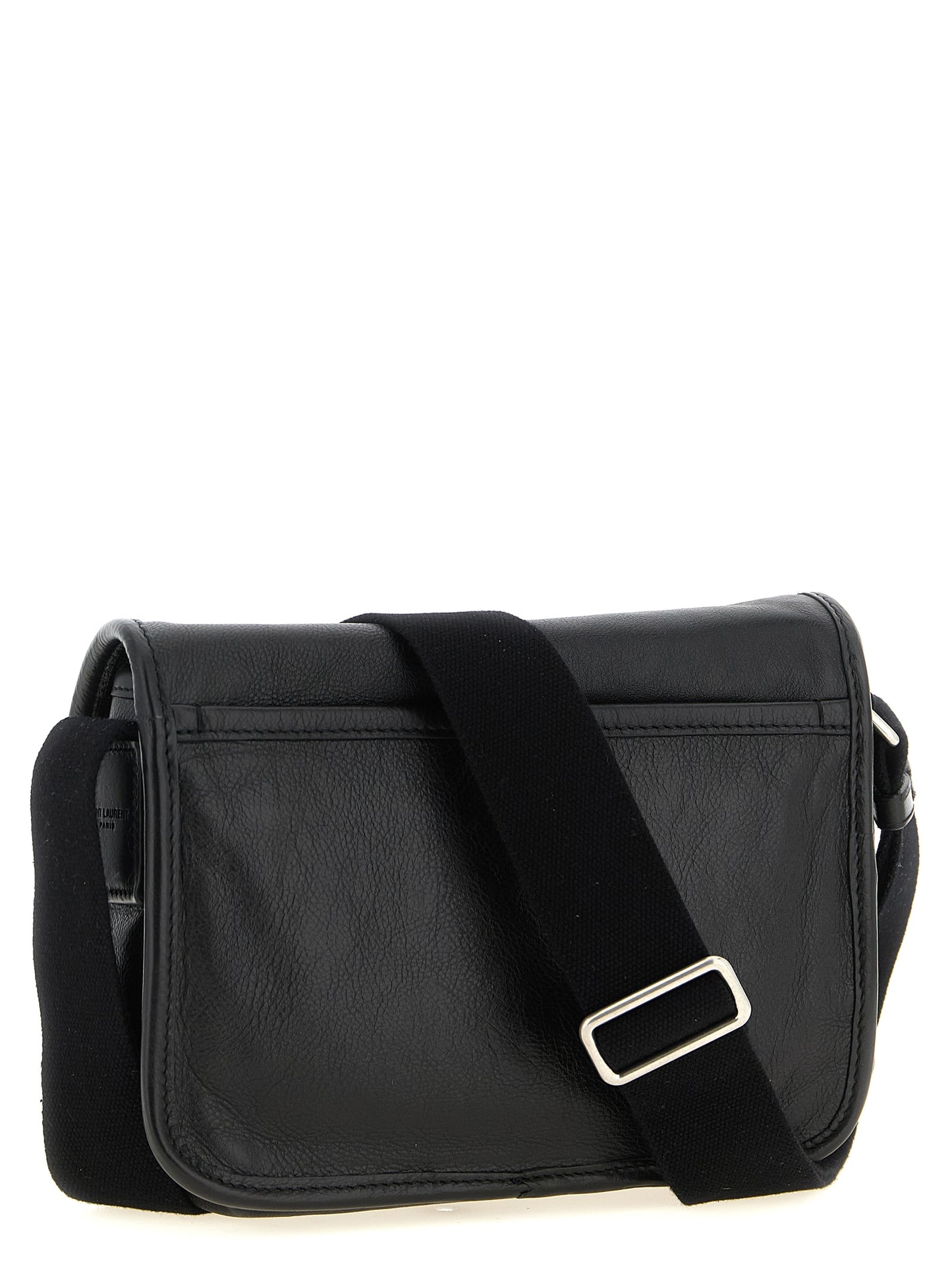 Bandolera Saint Laurent de piel de becerro negra