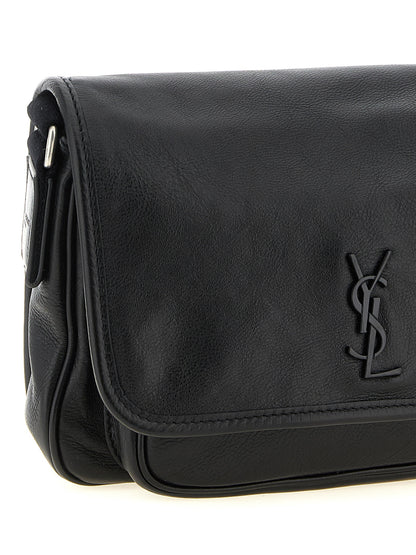 Bandolera Saint Laurent de piel de becerro negra