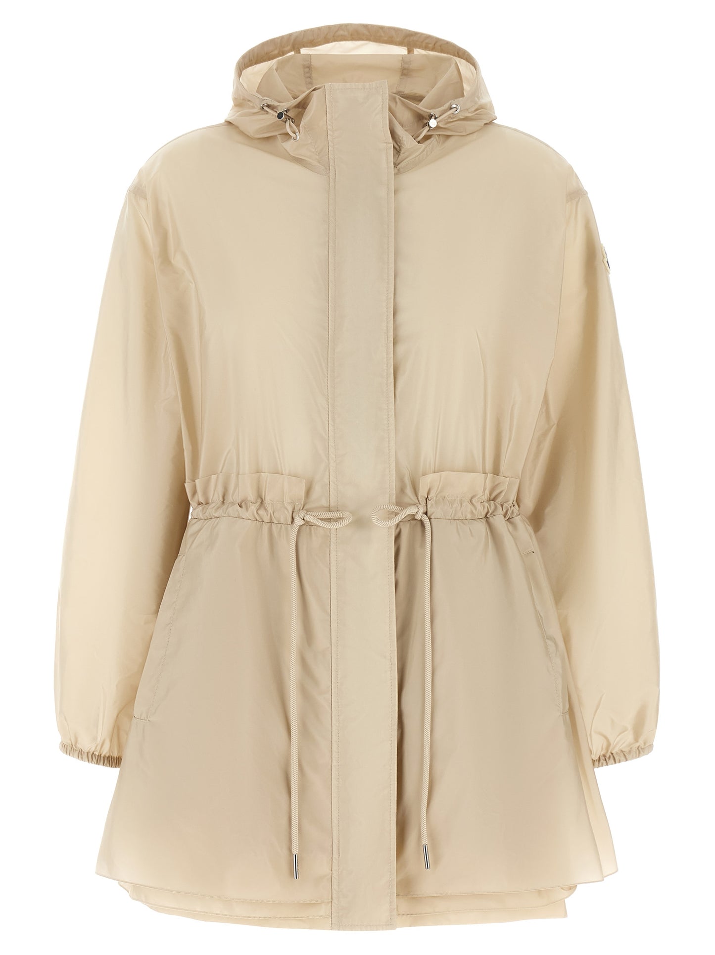 Chaqueta Moncler de nailon beige