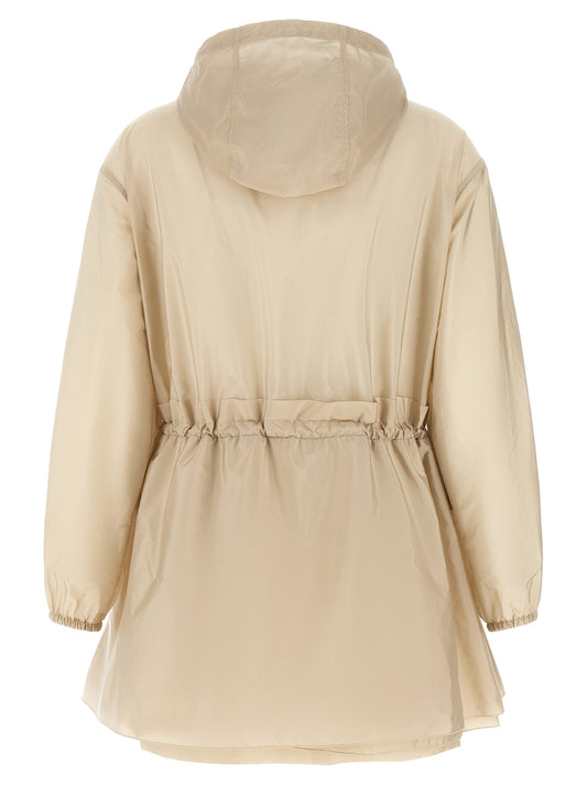 Chaqueta Moncler de nailon beige