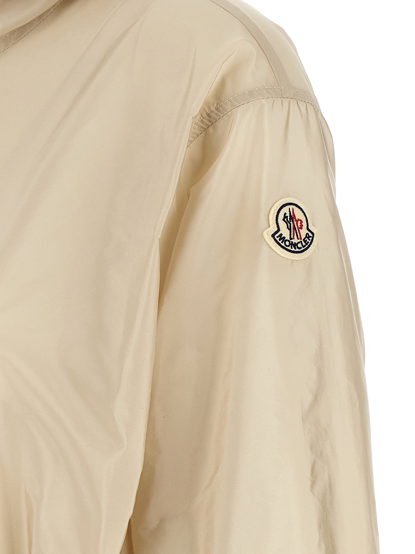 Chaqueta Moncler de nailon beige