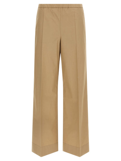 Pantalon décontracté Moncler en coton beige