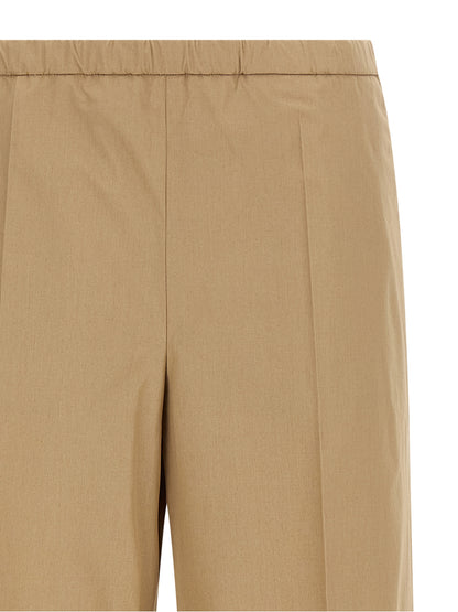 Pantalon décontracté Moncler en coton beige