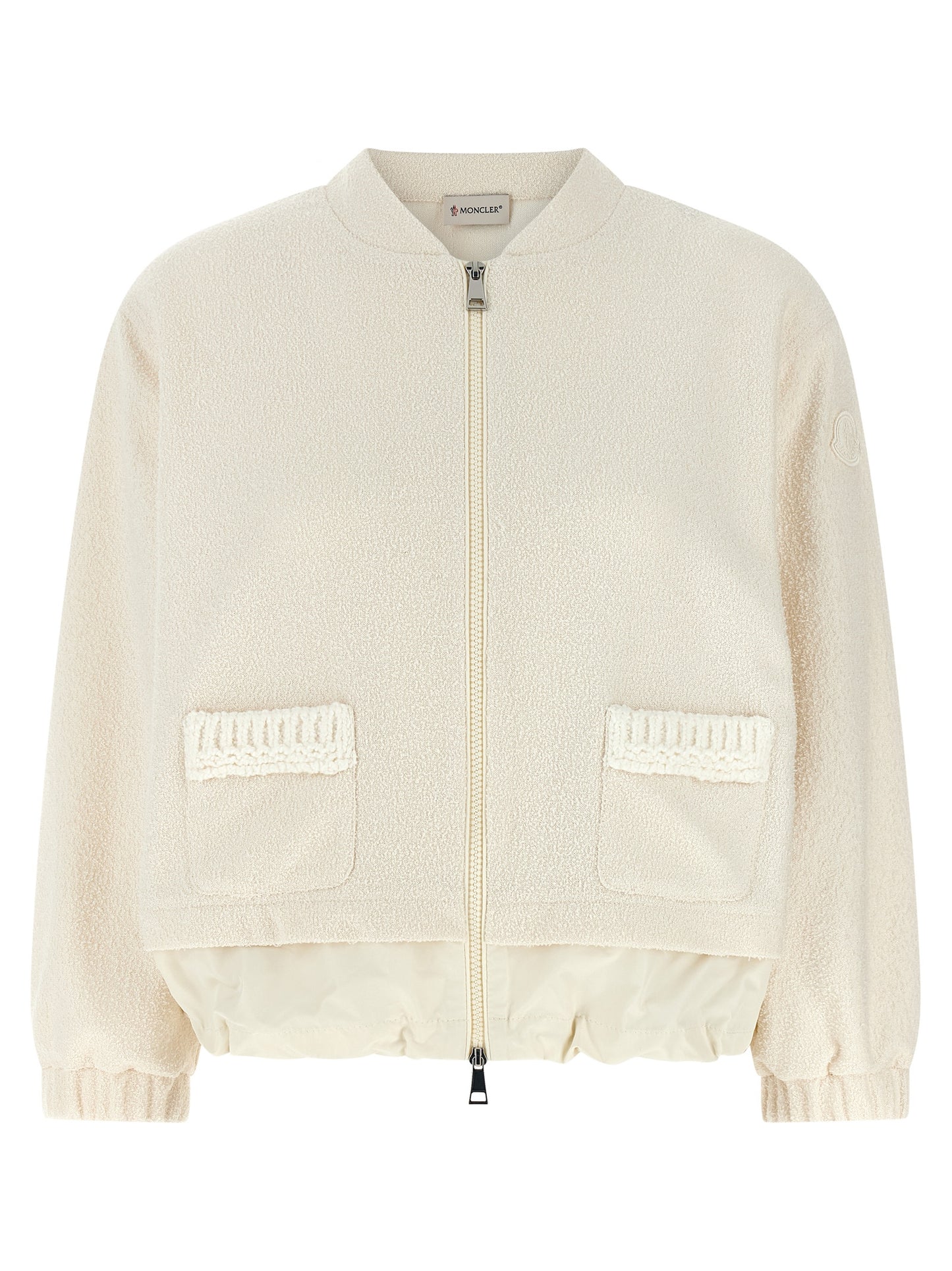 Cárdigan Moncler de poliéster blanco