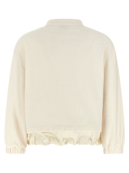 Cárdigan Moncler de poliéster blanco