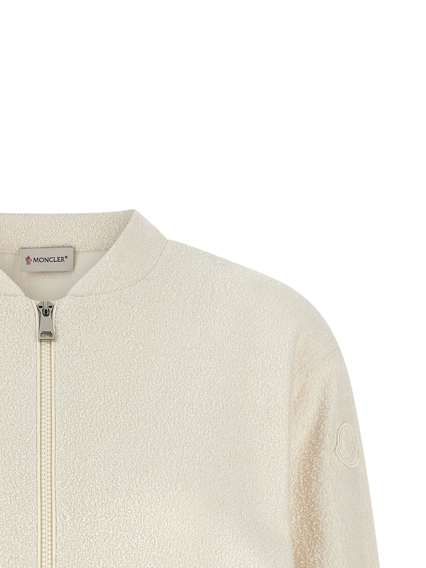 Cárdigan Moncler de poliéster blanco