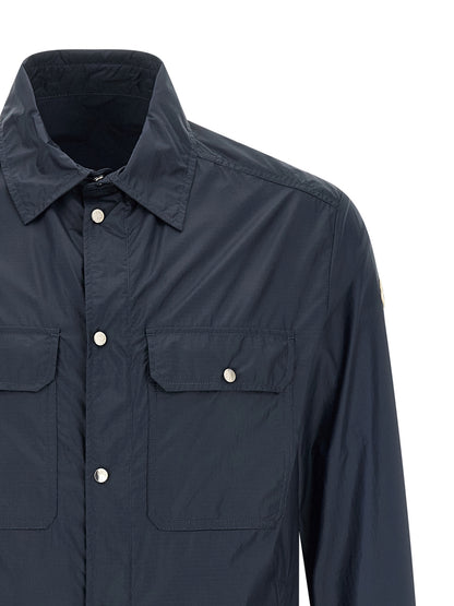 Blusa Moncler de poliamida azul