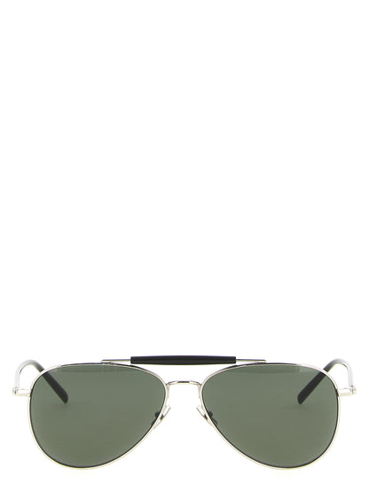 Gafas de sol Saint Laurent de acetato plateado