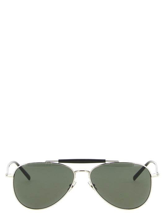 Gafas de sol Saint Laurent de acetato plateado