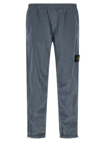 Pantalones de chándal de poliamida azules Stone Island