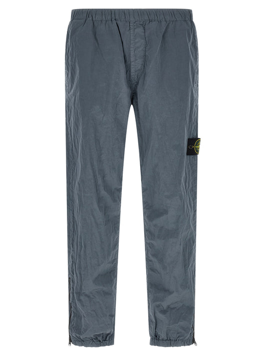 Pantalones de chándal de poliamida azules Stone Island