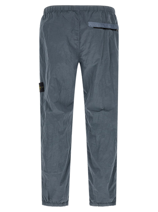 Pantalones de chándal de poliamida azules Stone Island