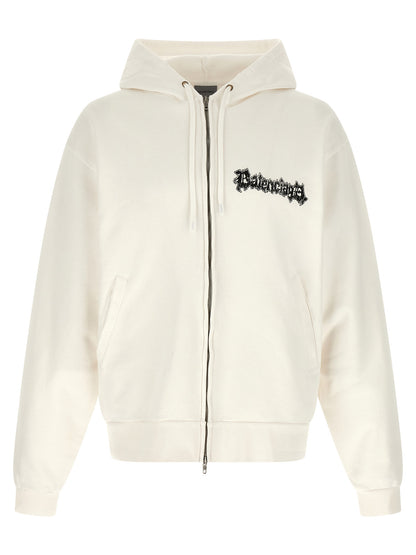 Sudadera Balenciaga de algodón blanco