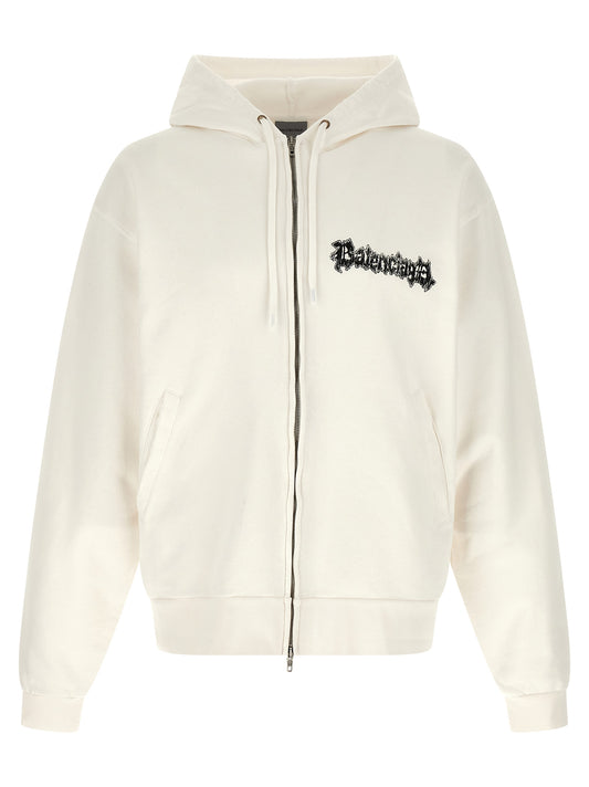 Sudadera Balenciaga de algodón blanco