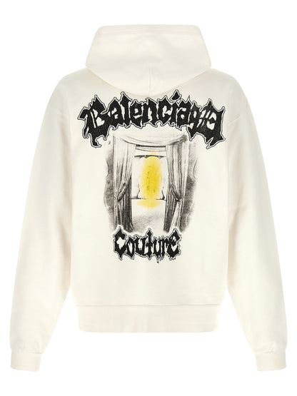 Sudadera Balenciaga de algodón blanco