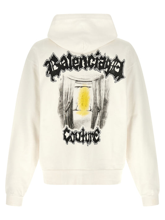 Sudadera Balenciaga de algodón blanco