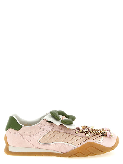 Fendi Zapatillas Deportivas de Piel de Becerro Multicolor