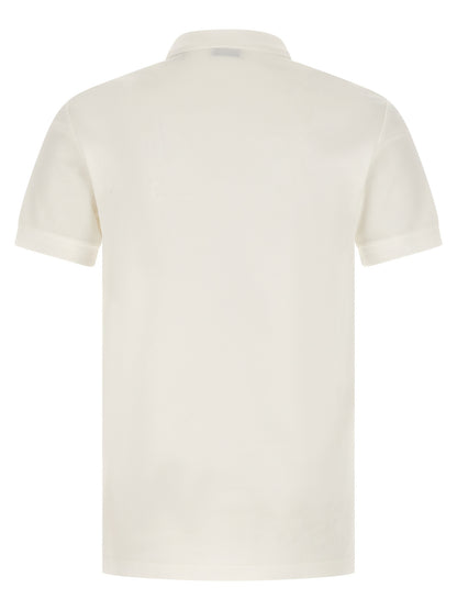 Polo de algodón blanco de Burberry