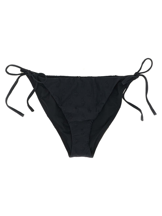 Bikini Polo Ralph Lauren negro de poliéster reciclado
