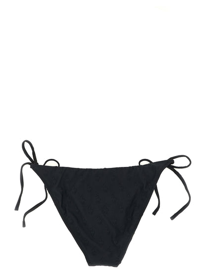 Haut de bikini et bas de bikini Polo Ralph Lauren en polyester recyclé noir