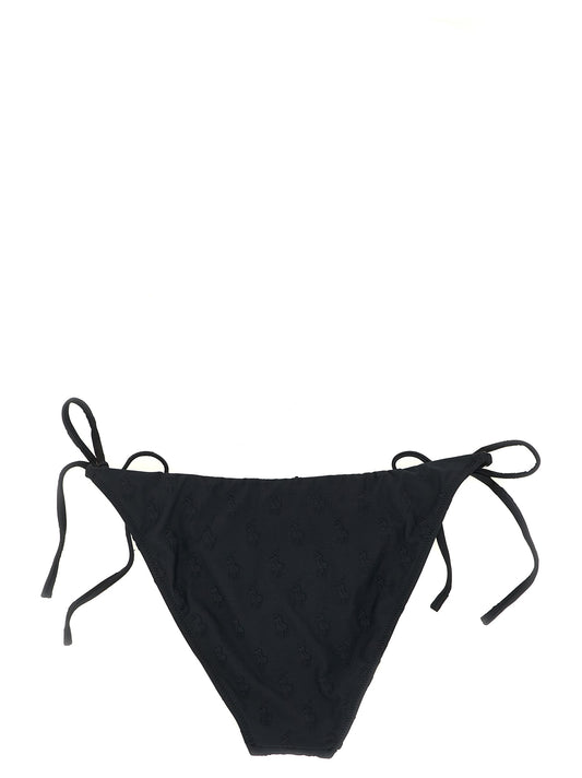 Bikini Polo Ralph Lauren negro de poliéster reciclado