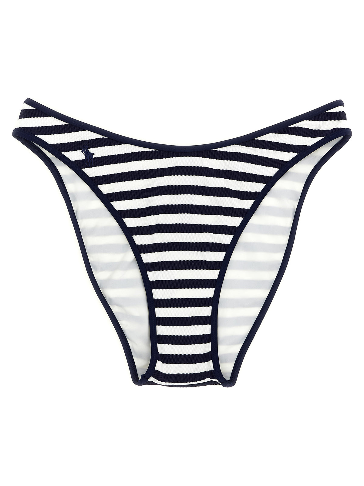 Polo Ralph Lauren Bikini Nylon Azul - Diseño Estriado