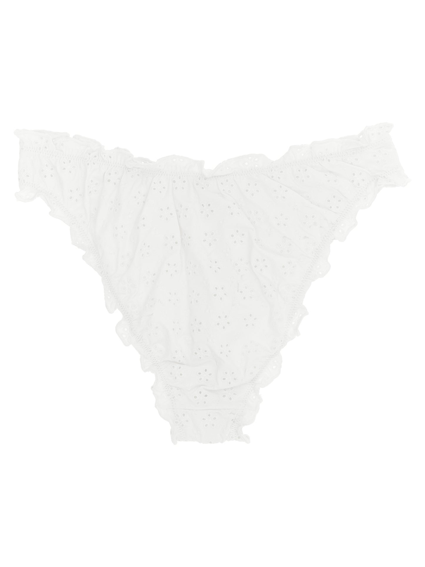 Maillot de bain deux pièces en nylon blanc Polo Ralph Lauren