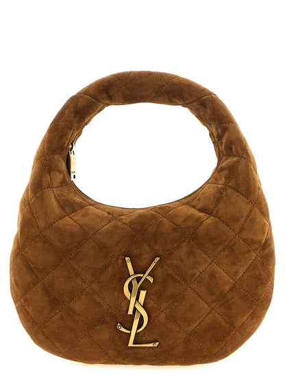 Bolso Saint Laurent de piel de becerro marrón