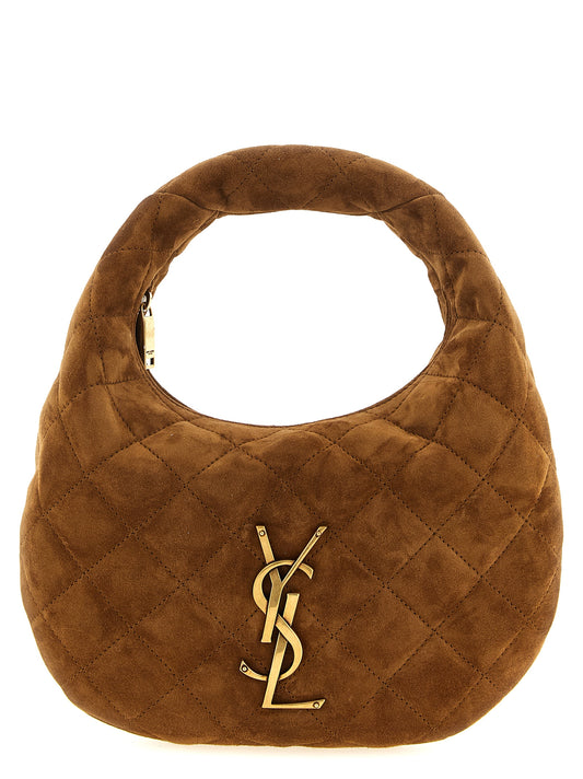 Bolso Saint Laurent de piel de becerro marrón