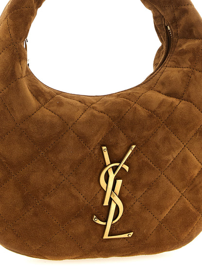 Bolso Saint Laurent de piel de becerro marrón