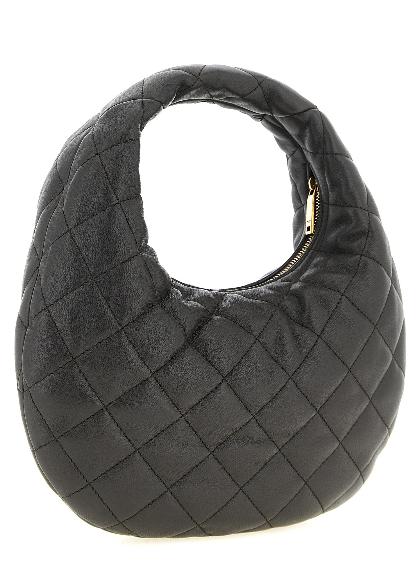 Bolso de mano Saint Laurent de piel de cordero marrón