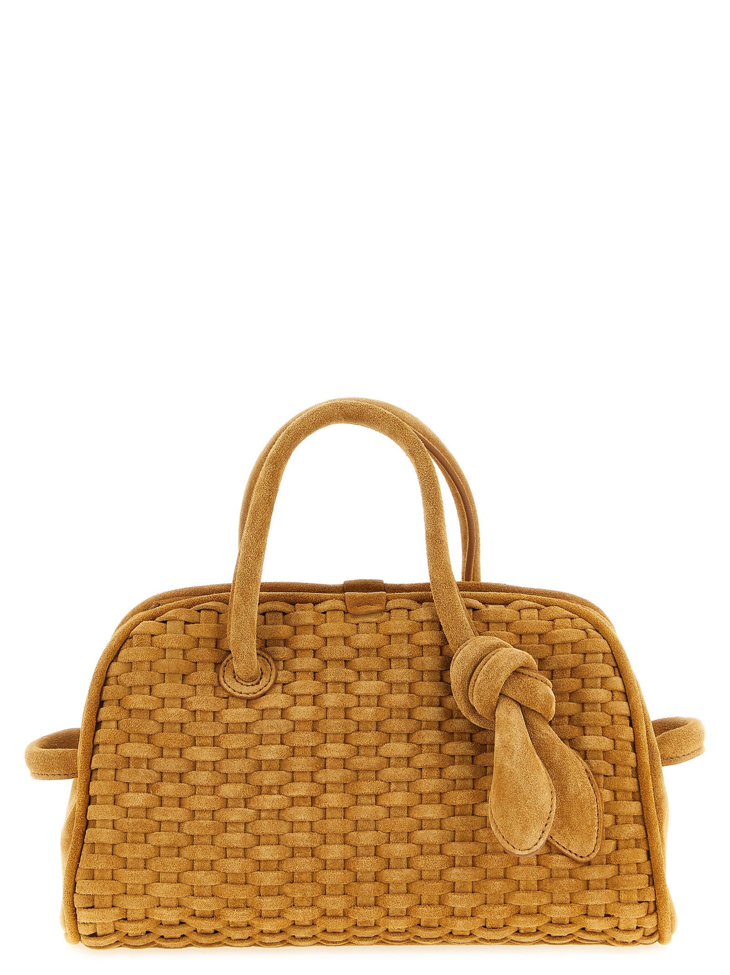 Bolso de piel de becerro beige Jacquemus