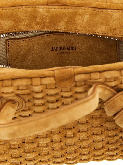 Bolso de piel de becerro beige Jacquemus