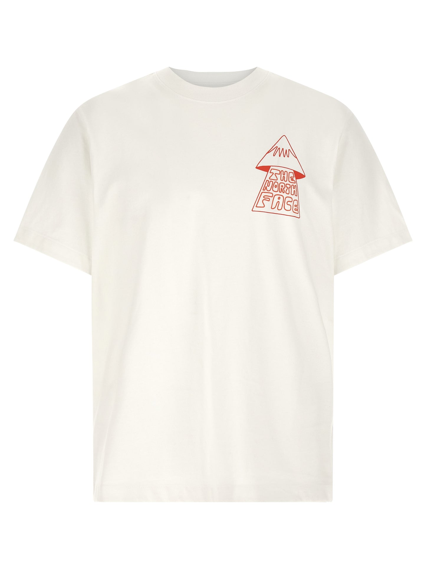 Camiseta de algodón blanca The North Face