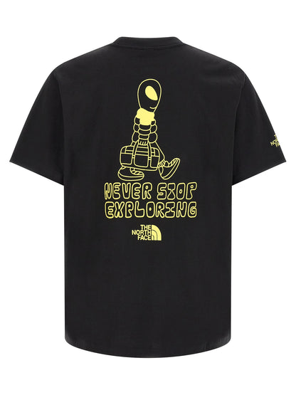 Camiseta The North Face negra de algodón